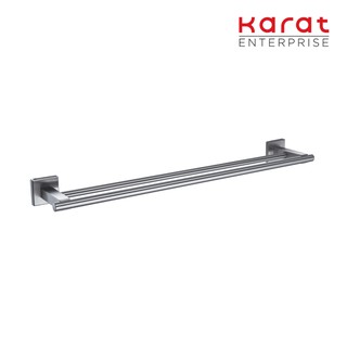 Karat Faucet ราวแขวนผ้าคู่ ยาว 60 ซม. (สแตนเลส 304) รุ่น KB-42-632-ST