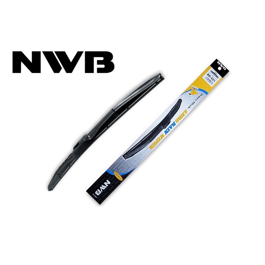 NWB Design Blade ใบปัดน้ำฝน ที่ปัดน้ำไฝนทรงไฮบริดสำหรับรถยนต์ทุกรุ่น (Made in Japan) วัสดุซุปเปอร์พรีเมี่ยม NWB