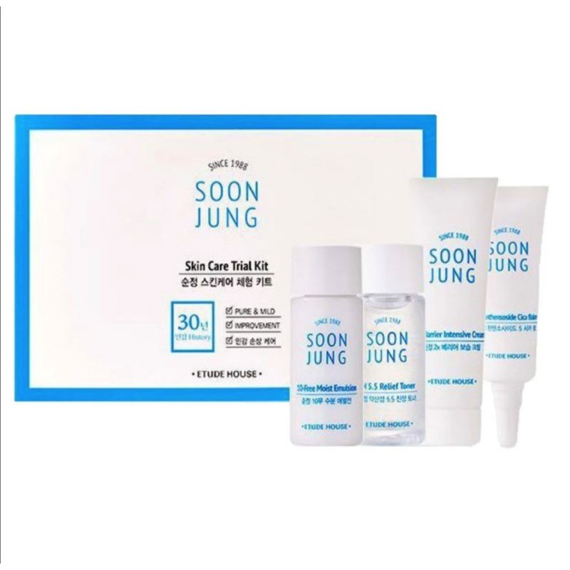 Soon​ Jung​ skincare​  trial​ kit​ 4ชิ้น