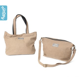 NICOPY กระเป๋าหิ้วเซต 2 ใบ Twoway tote Bag