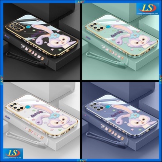 เคส Realme 7i เคส Realme C17 เคส Realme C12 C25Y C21Y C11 2021 C20 C21 C35 C31 9 Pro เคสโทรศัพท์มือถือ ลายการ์ตูนกระต่าย StellaLou TZ