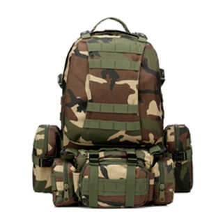 JUMBO TACTICAL CANVAS BAG PACKAL-TCB/CG (สีเขียวลายพราง)