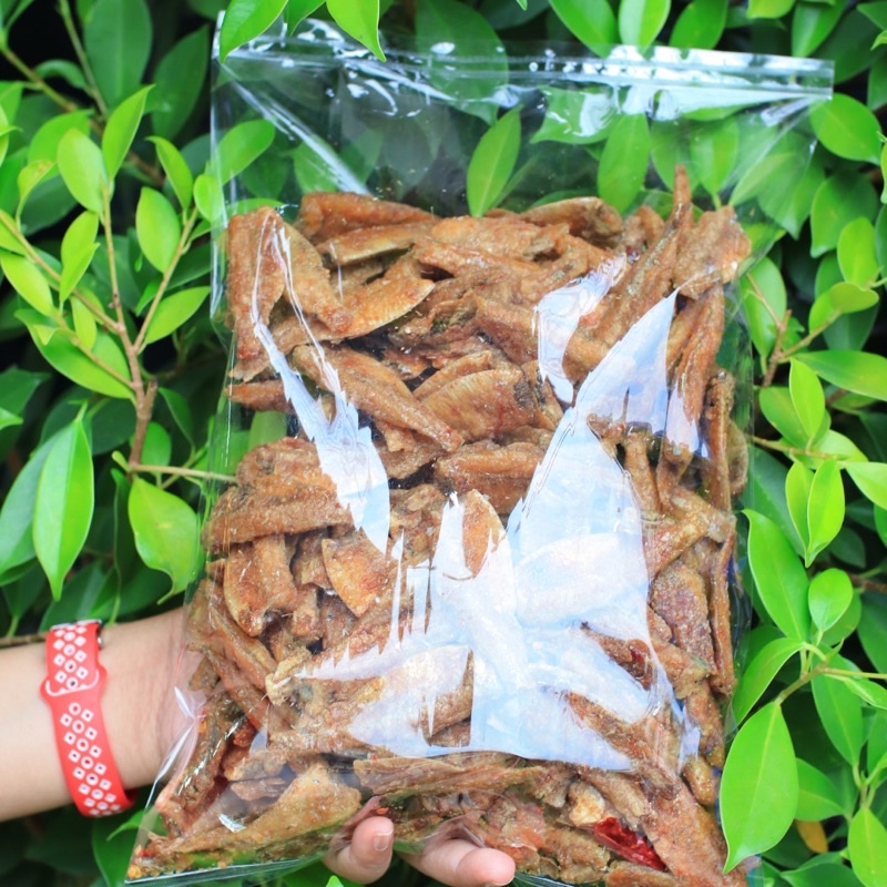 ปลาเกล็ดขาว อบกรอบ  อย่างดีเกรดA ขายดี ถูกสุด 450กรัม