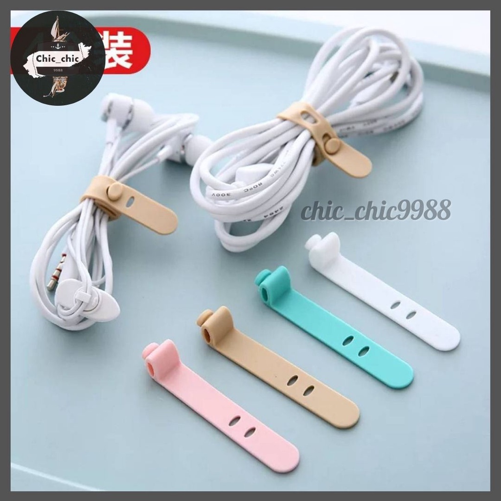ที่รัดสายชาร์จซิลิโคน ที่รัดหูฟัง #O-0026