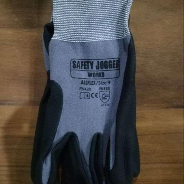 ถุงมือป้องกันการเสียดสี​ 4132​ Allflex​ เบอร์​ 9​ : Safety Jogger. (4 คู่)​