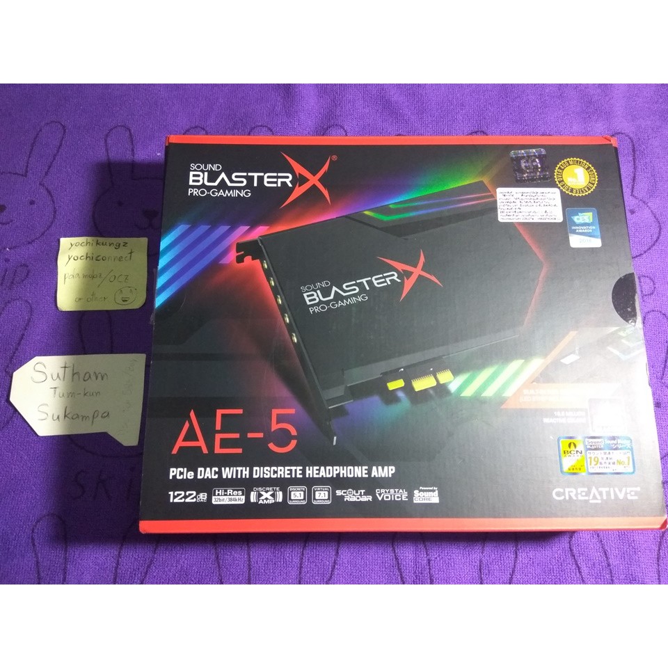 [มือสอง] CREATIVE Sound Card Blaster X AE-5 RGB
