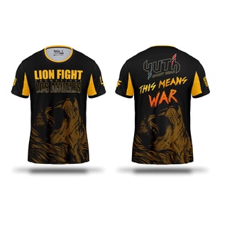 เสื้อยืด Lion Fight 70 – Dri Fit Tshirt (D6) สีดำ