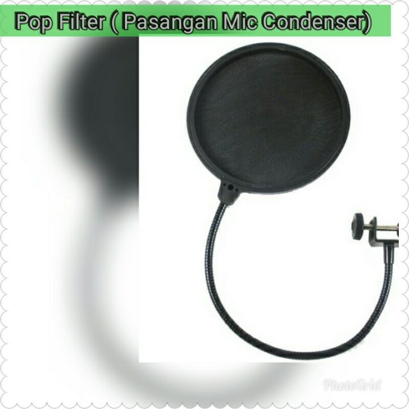 Pop Filter ไมโครโฟนสองชั้น Pop Filter Shield