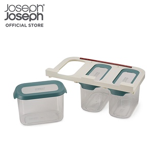 Joseph Joseph ชุดกล่องเก็บของใต้ชั้น 3 ชิ้น ความจุ 1.3 ลิตร รุ่น CupboardStore สี Dark Opal N81112