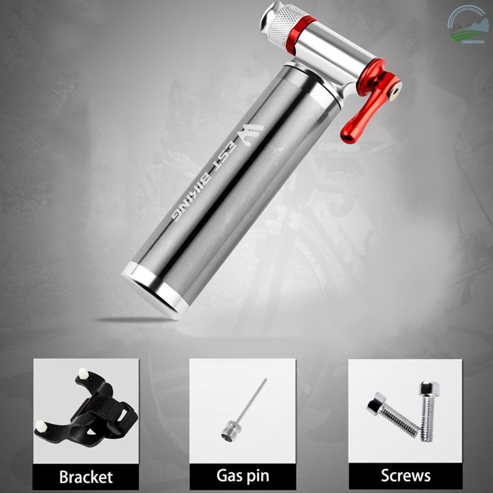 Y✧ Bicycle Mini Pump CO2 Inflator Insulated Sleeve Air Cycling MTB Bike Bicycle Pump Ball Pump Bike 
