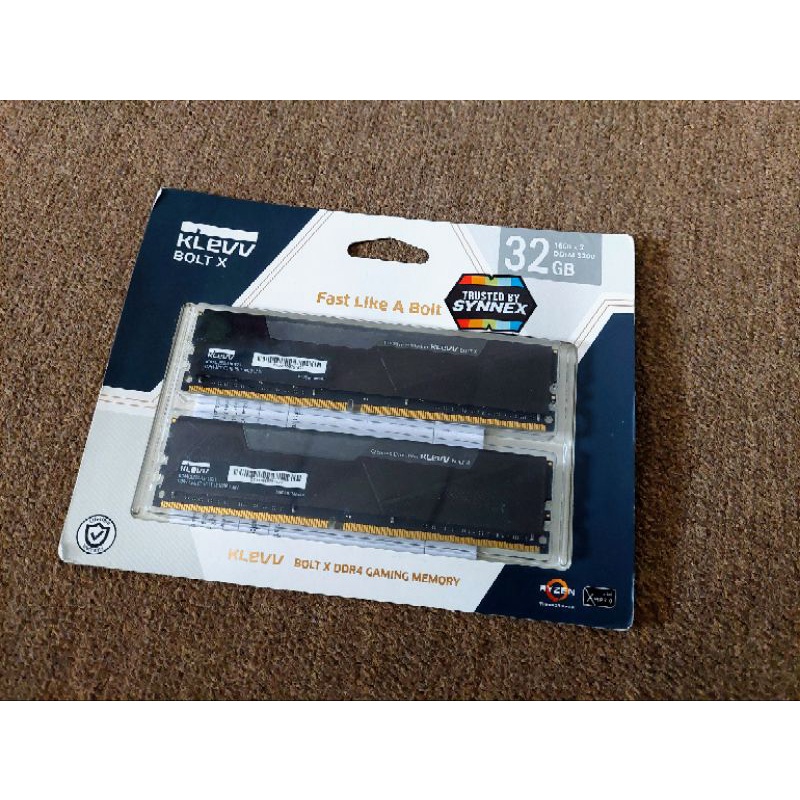 RAM KLEVV Bolt X DDR4 3200MHz 32GB (dual channel kit)