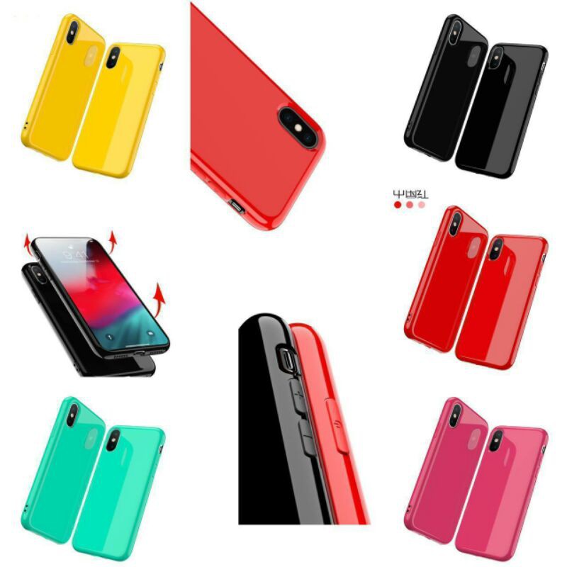 SOFT CASE COLOR 2.0MM THICKNESS IPHONE X/XS/XS MAX/ GLOSSY/PREMIUM JELLY CASE