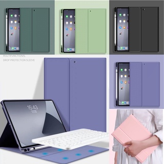 ซองหนังเคสคีย์บอร์ดไอแพทpro11 9.7 Air1 Air2 gen5 gen7 gen8 gen9 10.2 10.5 Air3 Air4 10.9 มีช่องเสียบปากกาเคสคีย์บอร์ด