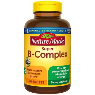 Exp:12/24 Nature Made Super B-Complex, 460 เม็ด (ขวดเหลือง)