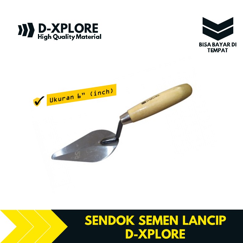 D-Xplore TBMS1205 ช้อนผสมปูนขนาด 6 นิ้ว