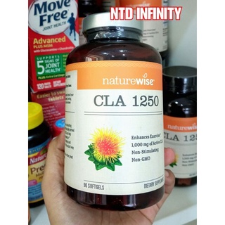 นำเข้า 🇺🇸 NatureWise CLA1250 90/180 Capsules  ซีแอลเอ 1250 ยอดขายอันดับ 1 จาก อเมริกา