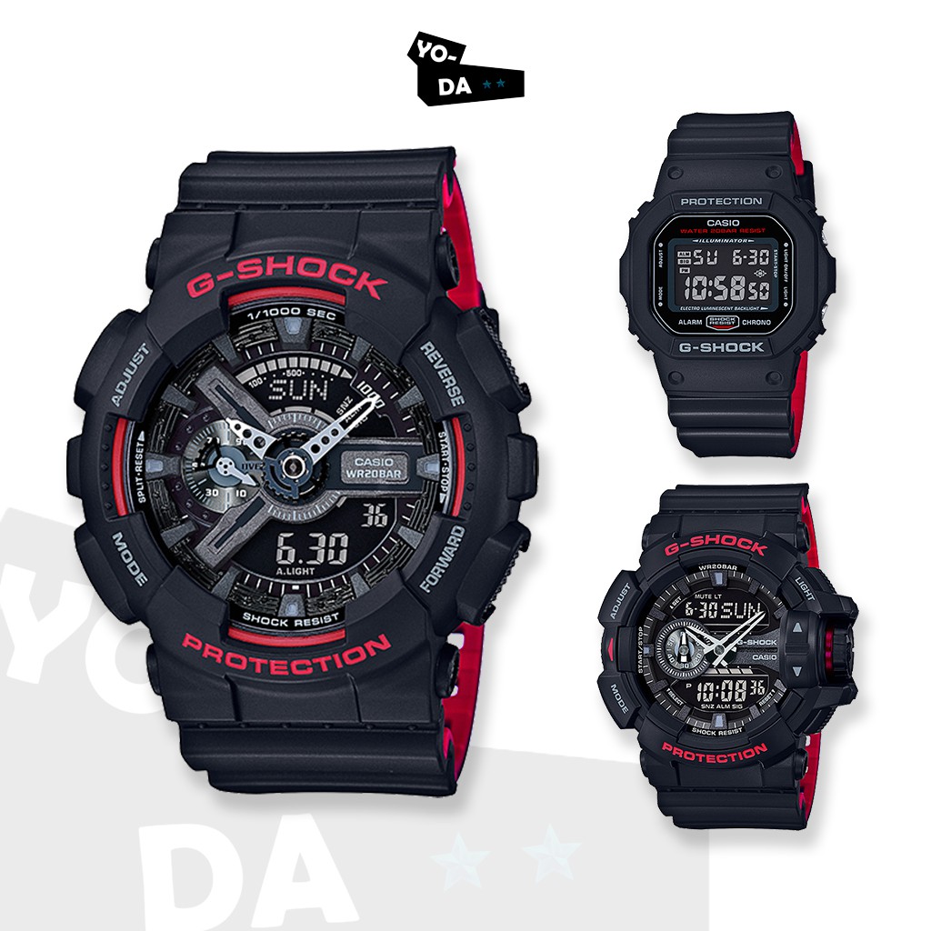 นาฬิกาข้อมือ Casio G-Shock รุ่น GA-110HR-1,DW-5600HR-1,GA-400HR-1 'สินค้ารับประกัน CMG 1 ปี'