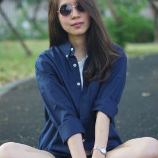 ออกใบกำกับภาษีได้ - Casual Oxford Shirt - Long Sleeve (เสื้อเชิ้ตแขนยาว ผ้าอ๊อกฟอร์ด) **งานเย็บมือ**