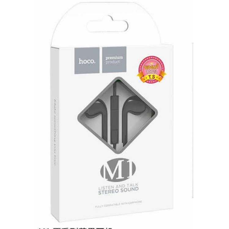 Hoco M1 Jet Black Stereo Sound Small Talk เสียงดี พกพาสะดวก สมอลทอร์คของแท้100% #7