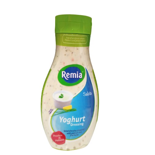 Remia Yogurt Salad Dressing 500 ml.น้ำสลัดผสมโยเกิร์ต ตราเรมิอา เครื่องปรุงและผงปรุงรส น้ำสลัด