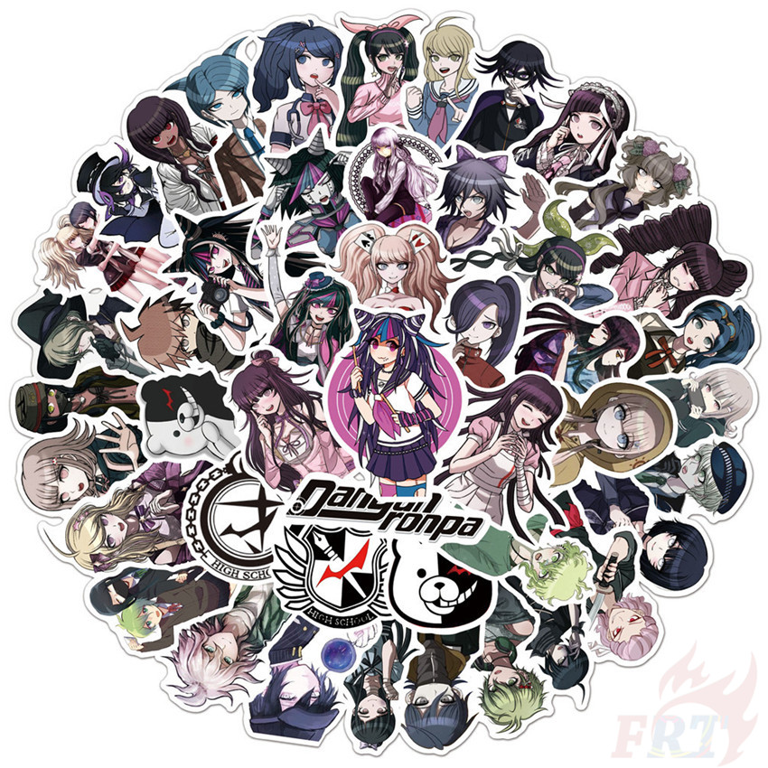 50ชิ้น/เซ็ต Dangan Ronpa Series 03 สติ๊กเกอร์ Danganronpa สติ๊กเกอร์ DIY Doodle กันน้ํา
