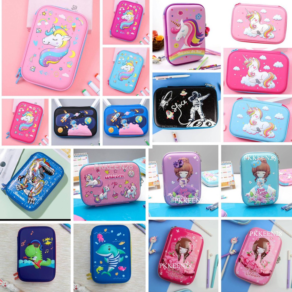 พร้อมส่งกล่องดินสอ กระเป๋าดินสอลายนูน 3D (งานเทียบsmiggle งานเทียบสมิกเกิ้ล )