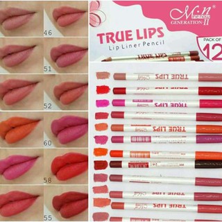 ( ยกแพ็ค 12 สี/พร้อมส่ง) true lip menow มีนาว ทรูแมทลิป 12 สี ราคาส่ง สีสวย