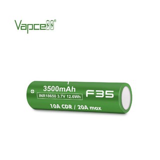 Vapcell ได้ถ่าน2ก้อน INR18650 F35 3500mAh 3.7V ของแท้