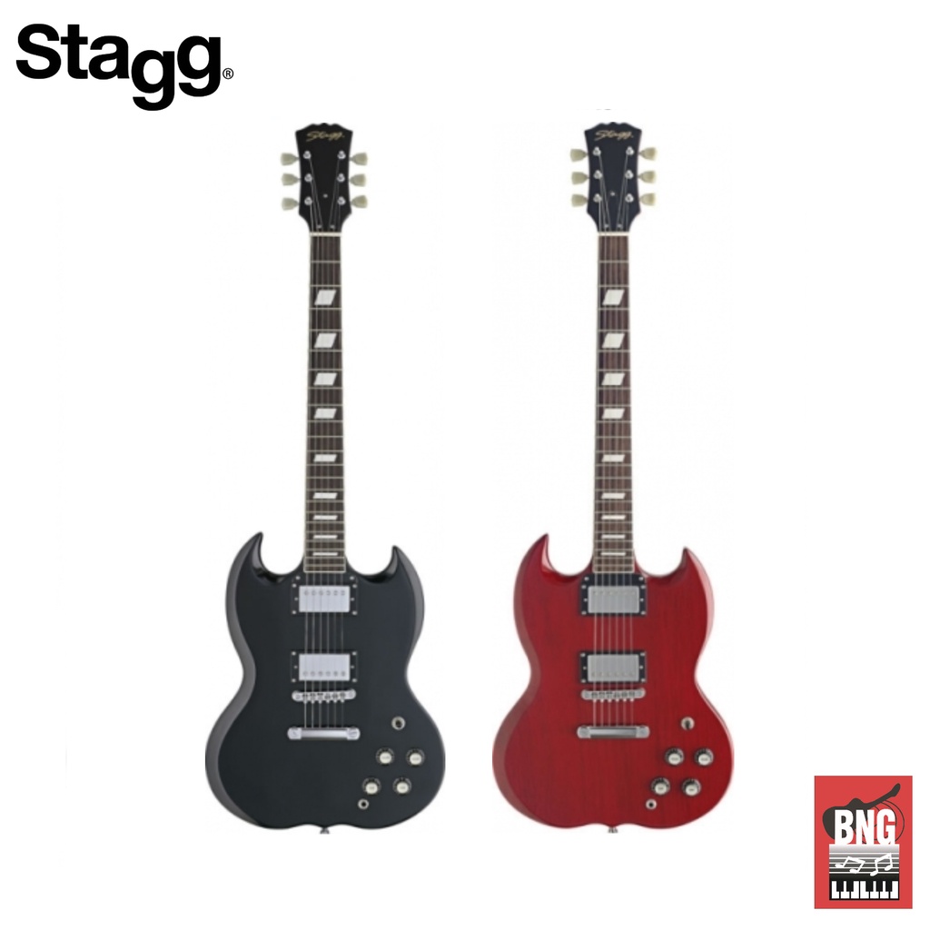 STAGG G-300 BK,TCH ทรง SG Electric Guitar