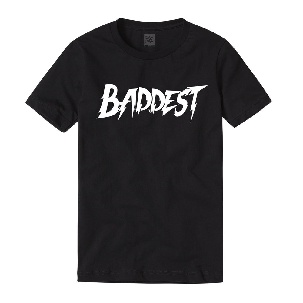 ใหม่ เสื้อยืด พิมพ์ลาย WWE Ronda Rousey "Baddest" ของแท้