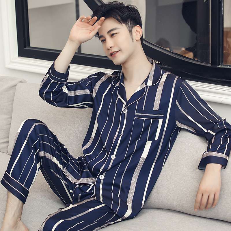 Baju Tidur Wanita New Arrival Baju Tidur Lelaki Ready Stock Piyama Sutera Lelaki Musim Bunga Dan Musim Luruh Fesyen Baj Shopee Thailand