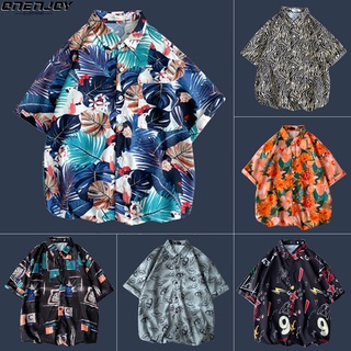 【🔥30 แบบ พร้อมส่ง🔥】 C013-C018 M-3XL เสื้อฮาวาย เสื้อคอปกสงกรานต์ เสื้อดอกไม้ ไซส์ใหญ่ ชาย-หญิง เสื้อฮาวาย ผ้านุ่ม น้ำหนักเบา ไม่รีด ระบายความร้อนได้ดีเยี่ยม