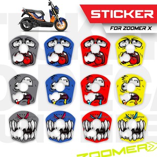 สติ๊กเกอร์เบ้ากุญแจ กันรอย Honda Zoomer Sonic ซูมเมอร์ เก่า ใหม่ โซนิค ติดตั้งง่าย