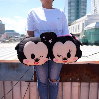 หมอนผ้าห่ม Mickey Mouse มิกกี้ &amp; Minnie Mouse มินนี่ Cutie แก้มชมพู (100x150cm) มิกกี้เม้าส์ มิกกี้เมาส์ มิกกี้เม้า