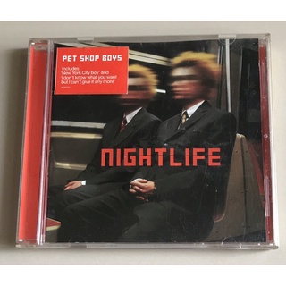 ซีดีเพลง ของแท้ ลิขสิทธิ์ มือ 2 สภาพดี...229 บาท “Pet Shop Boys” อัลบั้ม "Nightlife"