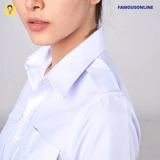 ชุดครูเอกชนหญิง ชุดเคหะหญิง (ขายแยกชิ้น) เสื้อครูเอกชนหญิงแขนสั้นทับใน