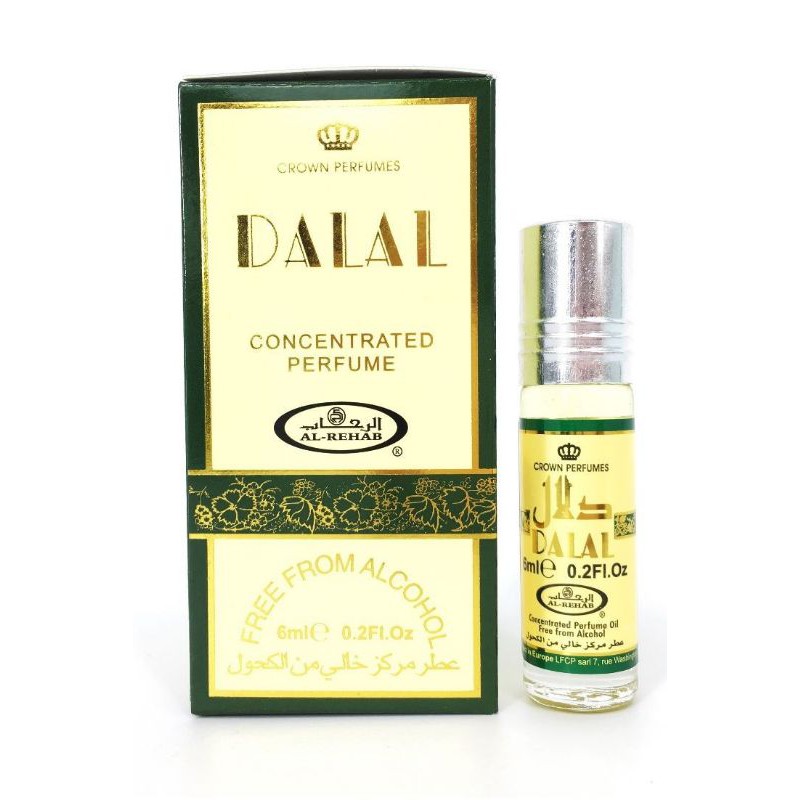 น้ำหอมอาหรับแท้ กลิ่น DALAL BY AL REHAB 6 ml.Oil Perfume.