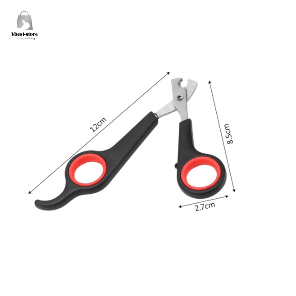 กรรไกรตัดเล็บสัตว์เลี้ยง ขนาดเล็ก สำหรับหมาแมวเล็ก ใช้ง่ายพกพาสะดวก - รูปที่ 4