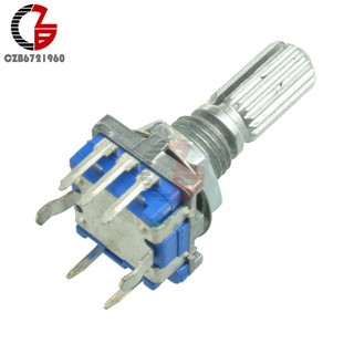 2 ชิ้น EC 11 Rotary Encoder เครื่องเสียงดิจิตอลพร้อมสวิทช์จับ 20 มม. 2 ชิ้น