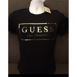 เสื้อยืดแขนสั้น ผ้าฝ้าย พิมพ์ลาย Guess The Spot สําหรับผู้ชาย และผู้หญิง