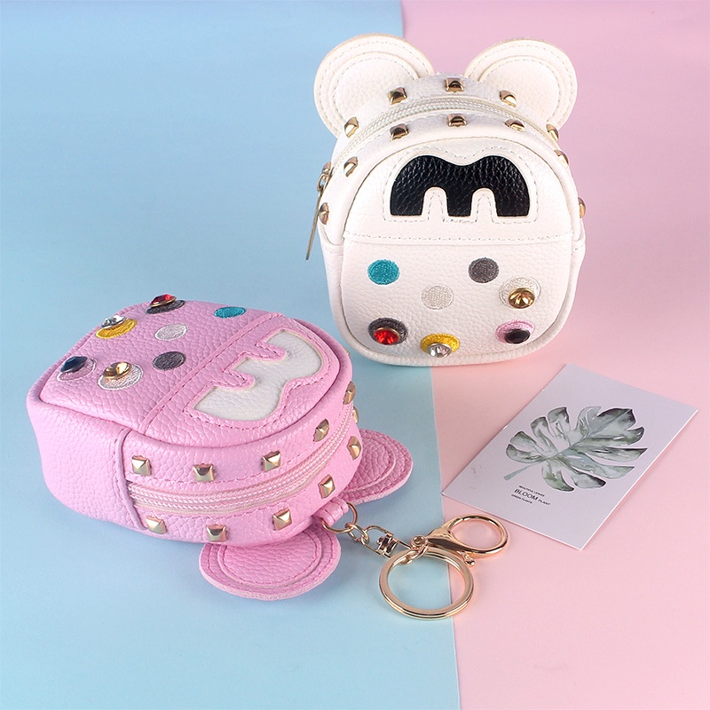 กระเป๋าใส่เหรียญ ใส่บัตร ขนาดเล็ก น่ารัก เรียบง่าย สําหรับนักเรียน ราคา ถูกที่สุด ดีลบีเคเค รูปภาพหลัก
