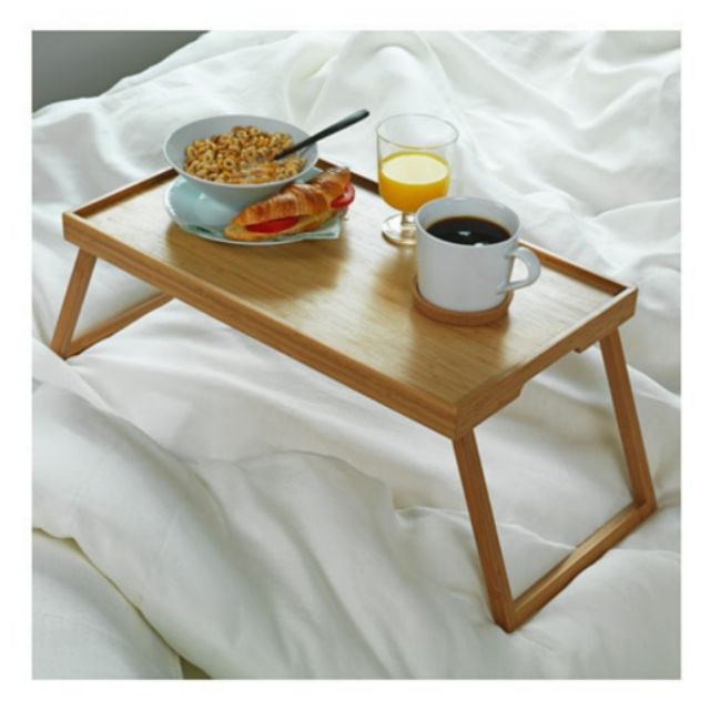 IKEA RESGODS ถาดอาหารบนเตียง ไม้ไผ่ โต๊ะเตี้ย โต๊ะญี่ปุ่น resgods