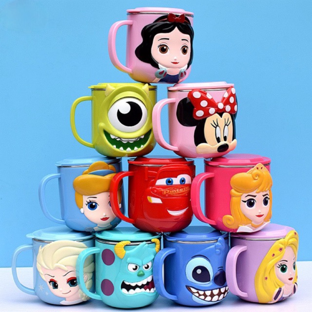 แก้วน้ำเก็บความร้อน-เย็น 3D <สแตนเลส> Disney 300 ML