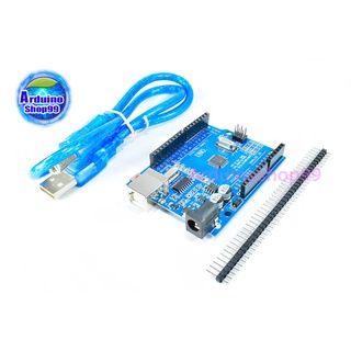 UNO R3 Micro USB ATmega328P Development Board for Package SMD+ ก้างปลา+สาย USB