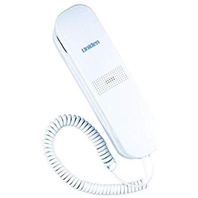 Uniden AS7101 โทรศัพท์แบบมีสาย Trimline สีดํา