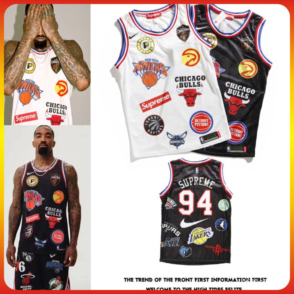 Supreme Nike/NBA Teams Authentic Jersey Black