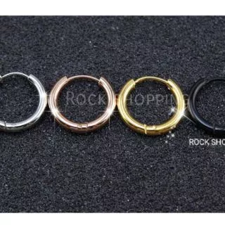 STR3 จิวหูสแตนเลสหนา 2.5 mm(ราคา 1 คู่) วัดความกว้างขอบใน