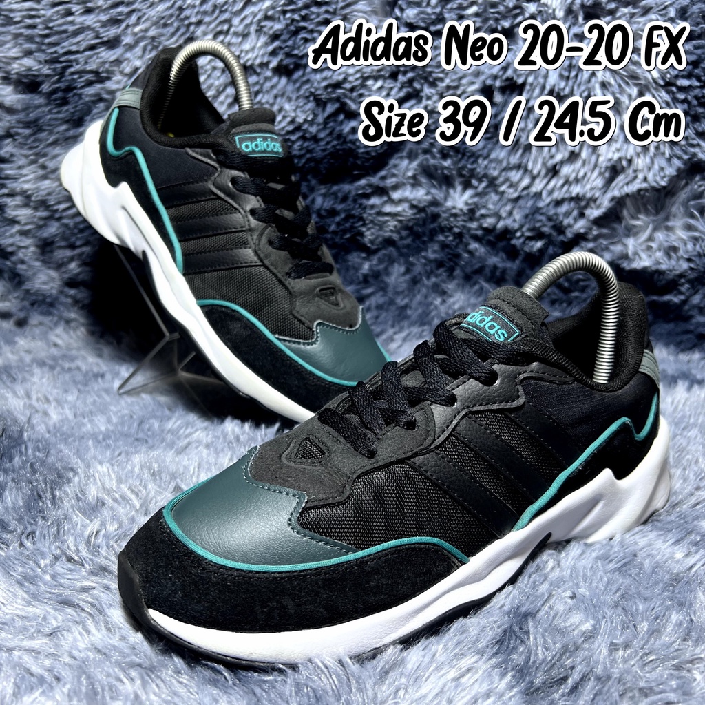 Adidas Neo 20-20 FX Size 39 / 24.5 Cm รองเท้าผ้าใบมือสอง คุณภาพดี ราคาสบายกระเป๋า