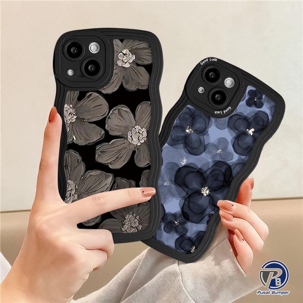 SS820 กรณี SILICON CASING น้ํามันสีดอกไม้สําหรับ SAMSUNG A10S J4+J6+ J7 J2 PRIME GRAND PRIME A01 A02