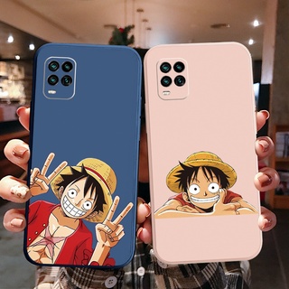 เคสโทรศัพท์มือถือ ซิลิโคนนุ่ม ลายลูฟี่ วันพีซ สําหรับ Realme C25 C25S C11 C12 C15 C17 7i 7 8 Pro 5 5i 5S 6i C3